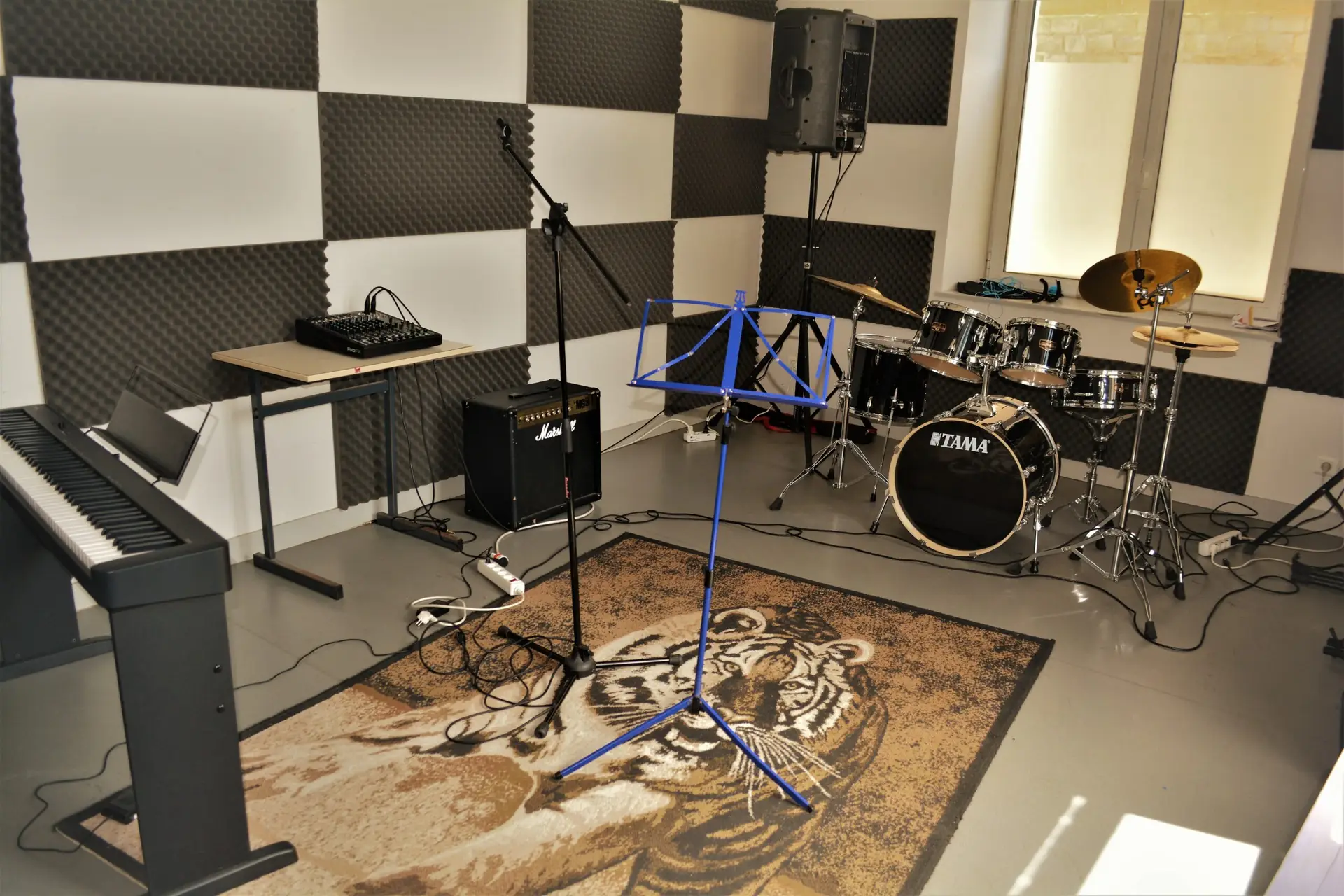 Le studio de musique du lycée Chanzy